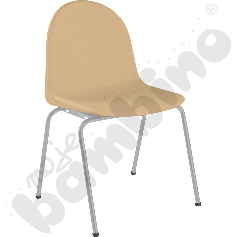Krzesło AMIGO alu beżowe