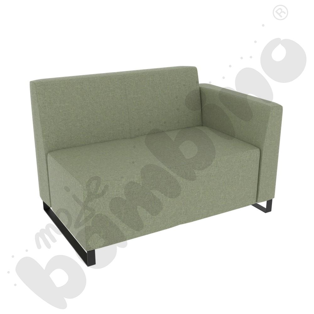 Sofa Universum 2-os. wys. 82 cm, bok niski prawy, tkanina RO27