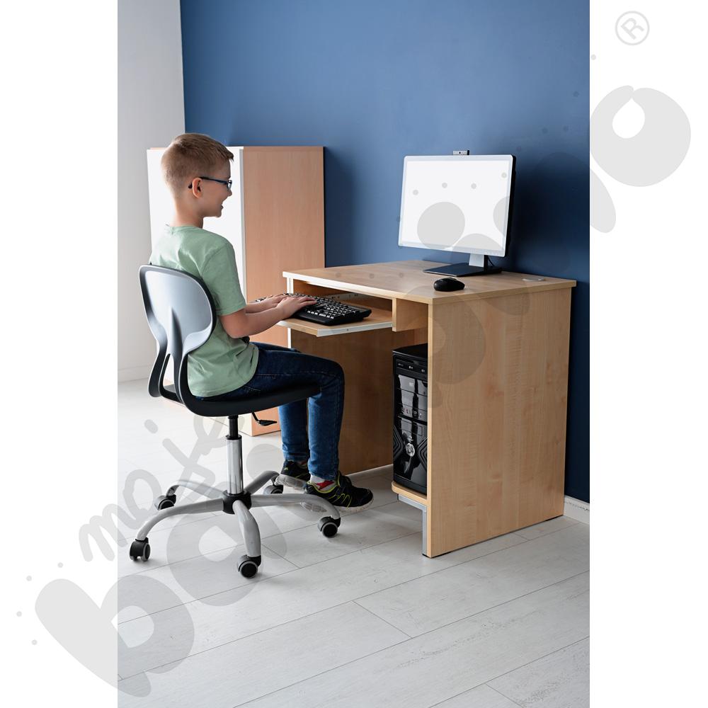 Stolik komputerowy STANDARD  z półką na komputer i szufladą na klawiaturę - klon 375 Stolik komputerowy STANDARD  z półką na komputer i szufladą na klawiaturę - klon 375