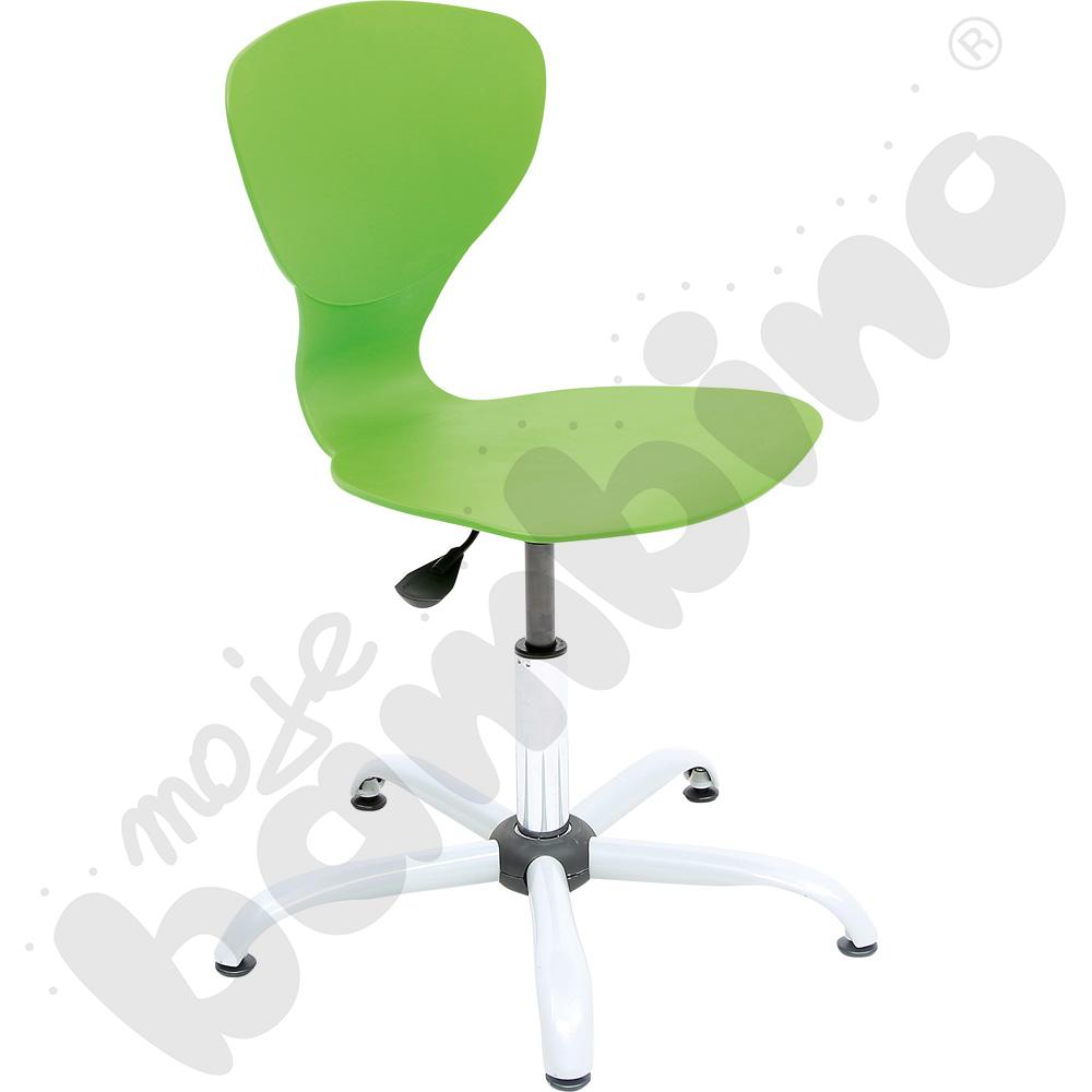 Krzesło Flexi obrotowe z reg.  wys. zielone