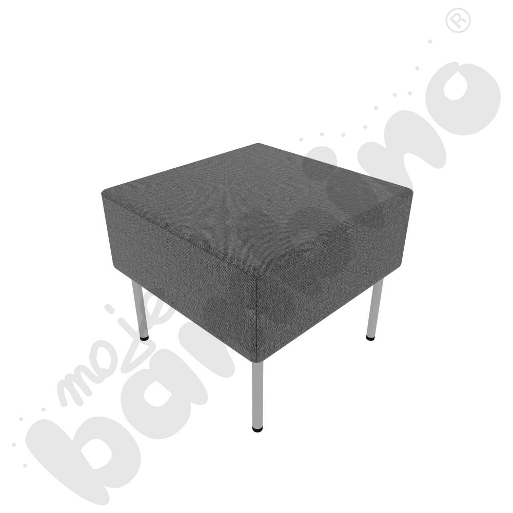 Pufa Versa 50x50 cm z filcowymi stopkami, stelaż jasnoszary, tkanina RO39 Pufa Versa 50x50 cm z filcowymi stopkami, stelaż jasnoszary, tkanina RO39