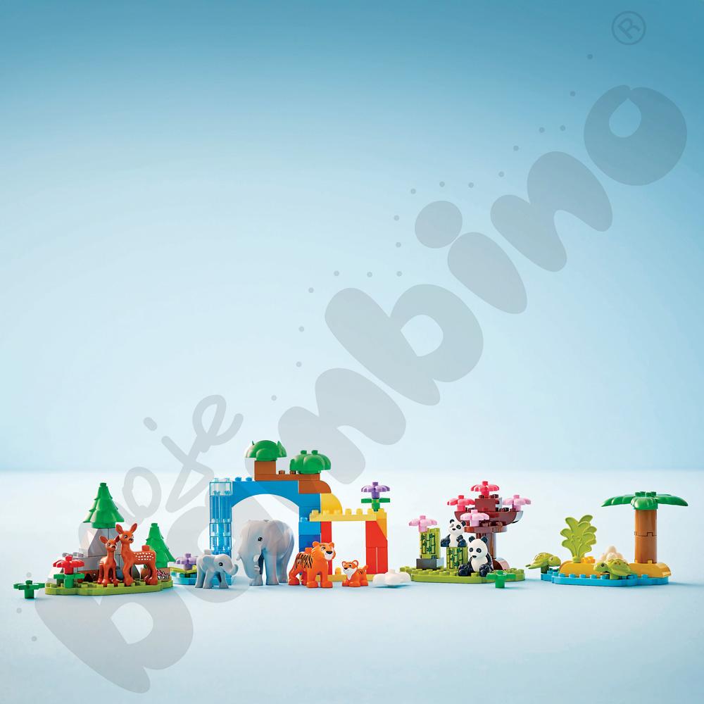LEGO® Duplo Rodziny dzikich zwierząt 3 w 1