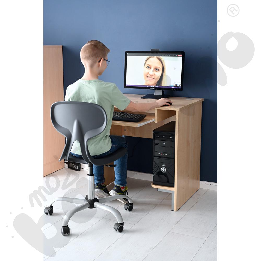 Stolik komputerowy STANDARD  z półką na komputer i szufladą na klawiaturę - klon 375 Stolik komputerowy STANDARD  z półką na komputer i szufladą na klawiaturę - klon 375