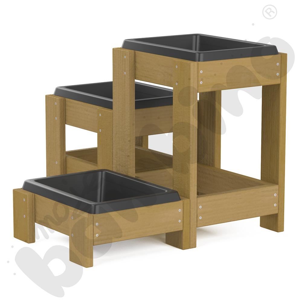 Donica Terra z pojemnikiem, niska Donica Terra z pojemnikiem, niska