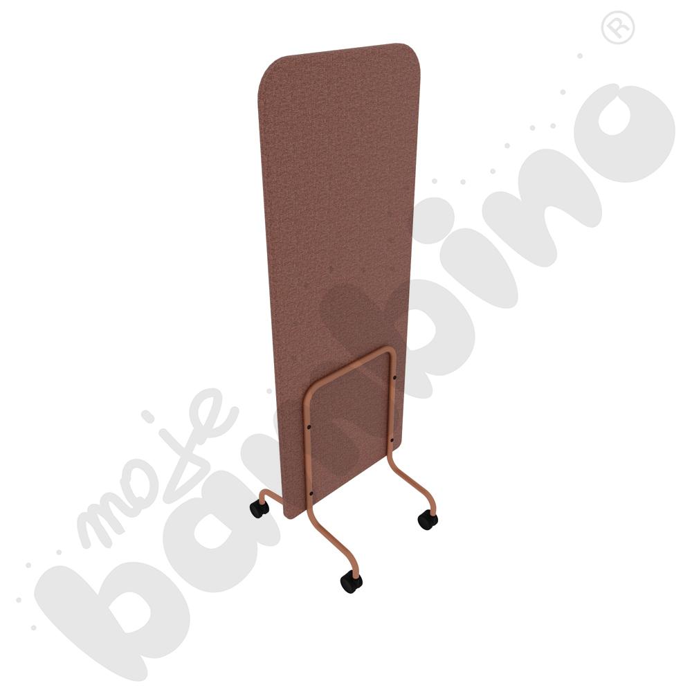 Parawan Versa 60x170 cm z kółkami na twardą powierzchnię, stelaż łososiowy, tkanina RO11 Parawan Versa 60x170 cm z kółkami na twardą powierzchnię, stelaż łososiowy, tkanina RO11