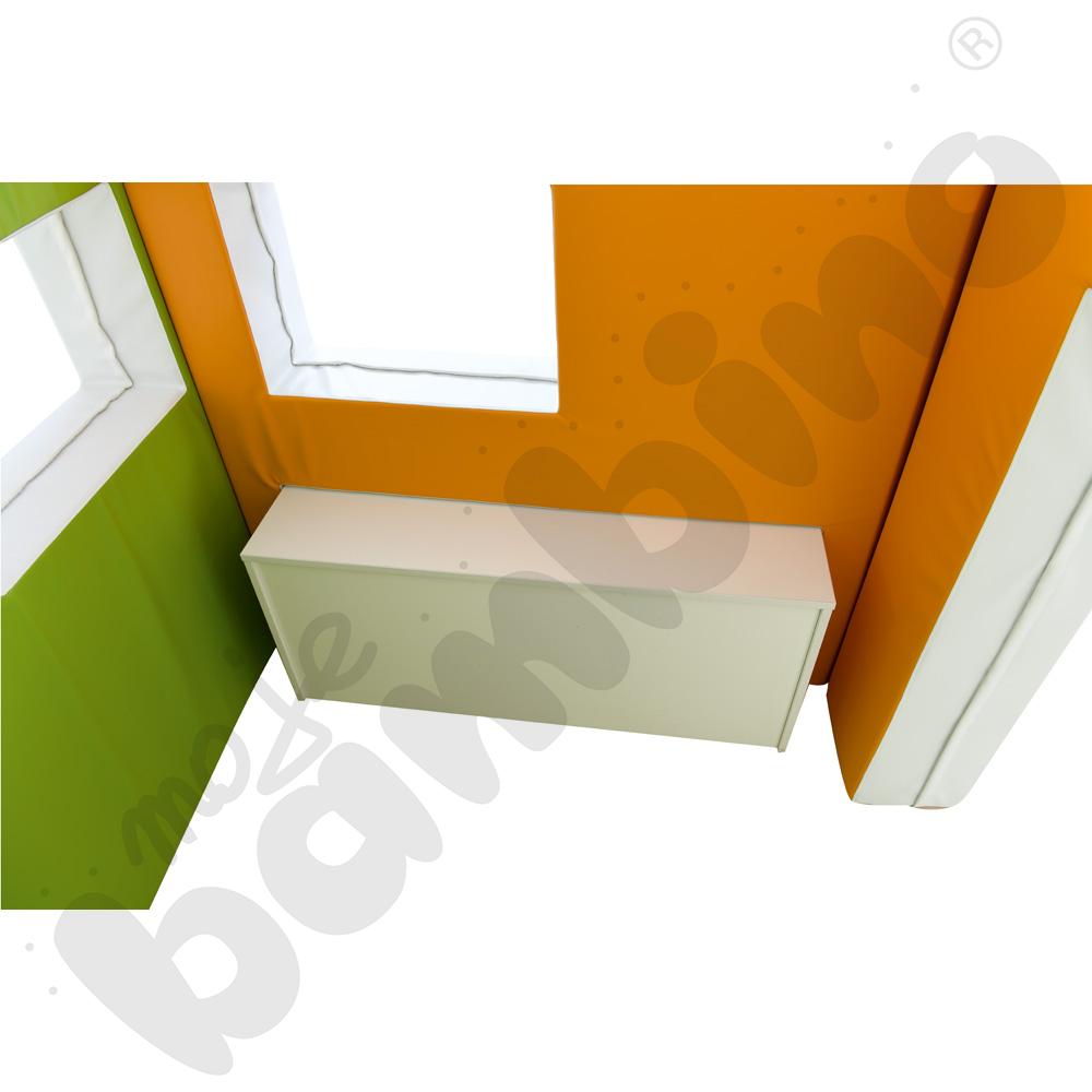 Domek piankowy malucha - zielono-pomarańczowy