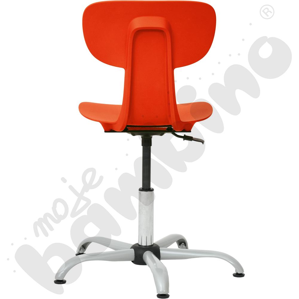 Krzesło Ergo obrotowe pomarańczowe