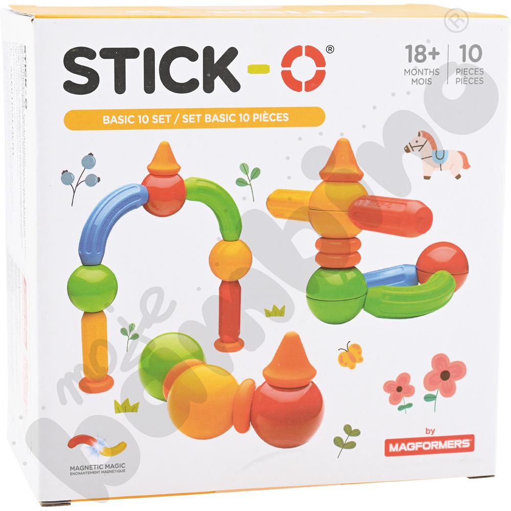 Magformers Stick-0 Zestaw basic, 10 elem.