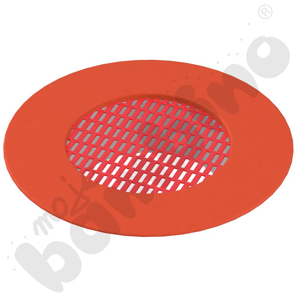 Trampolina Mały krater, mata czerwona, obrzeże czerwone