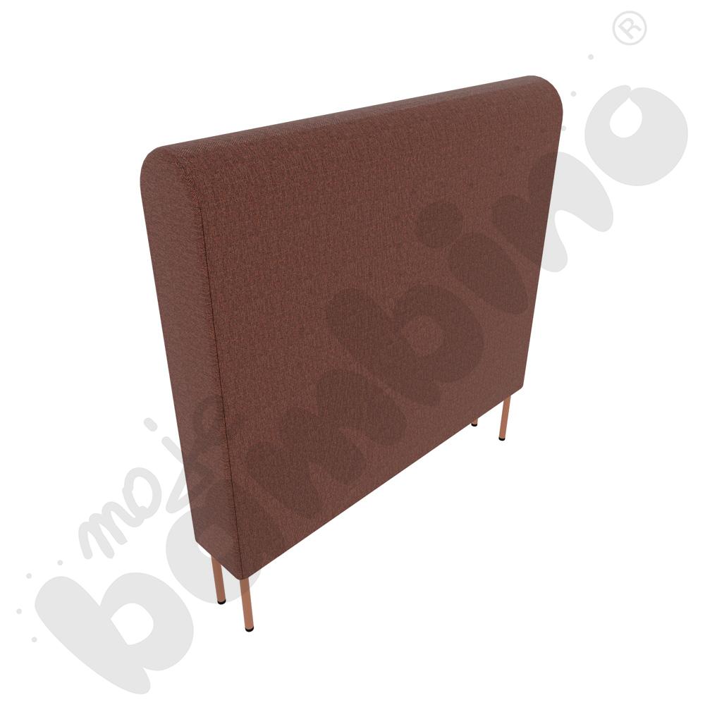 Moduł Versa 120x20x120 cm z plastikowymi stopkami, stelaż łososiowy, tkanina RO06