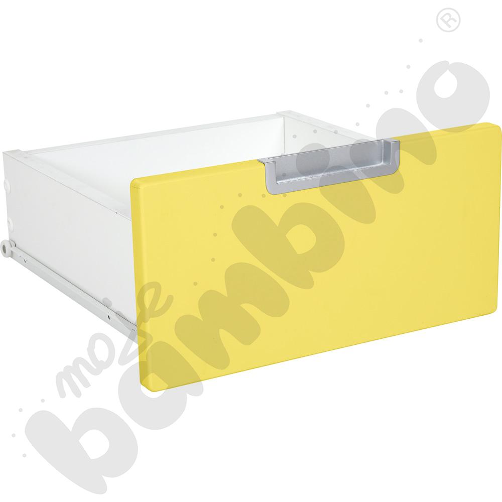 Quadro - szuflada wąska środkowa - żółta