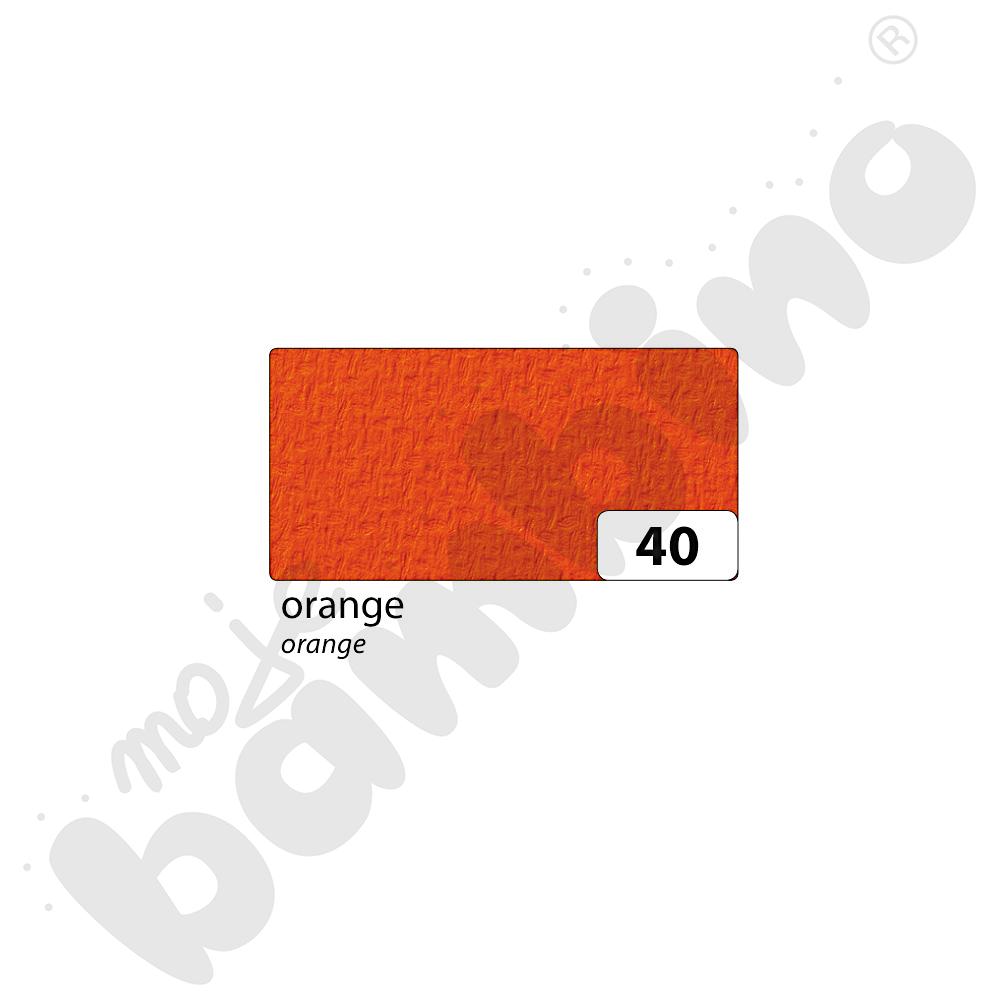 Karton fakturowy 10 arkuszy o wym. 50 x 70 cm ciemnopomarańczowy