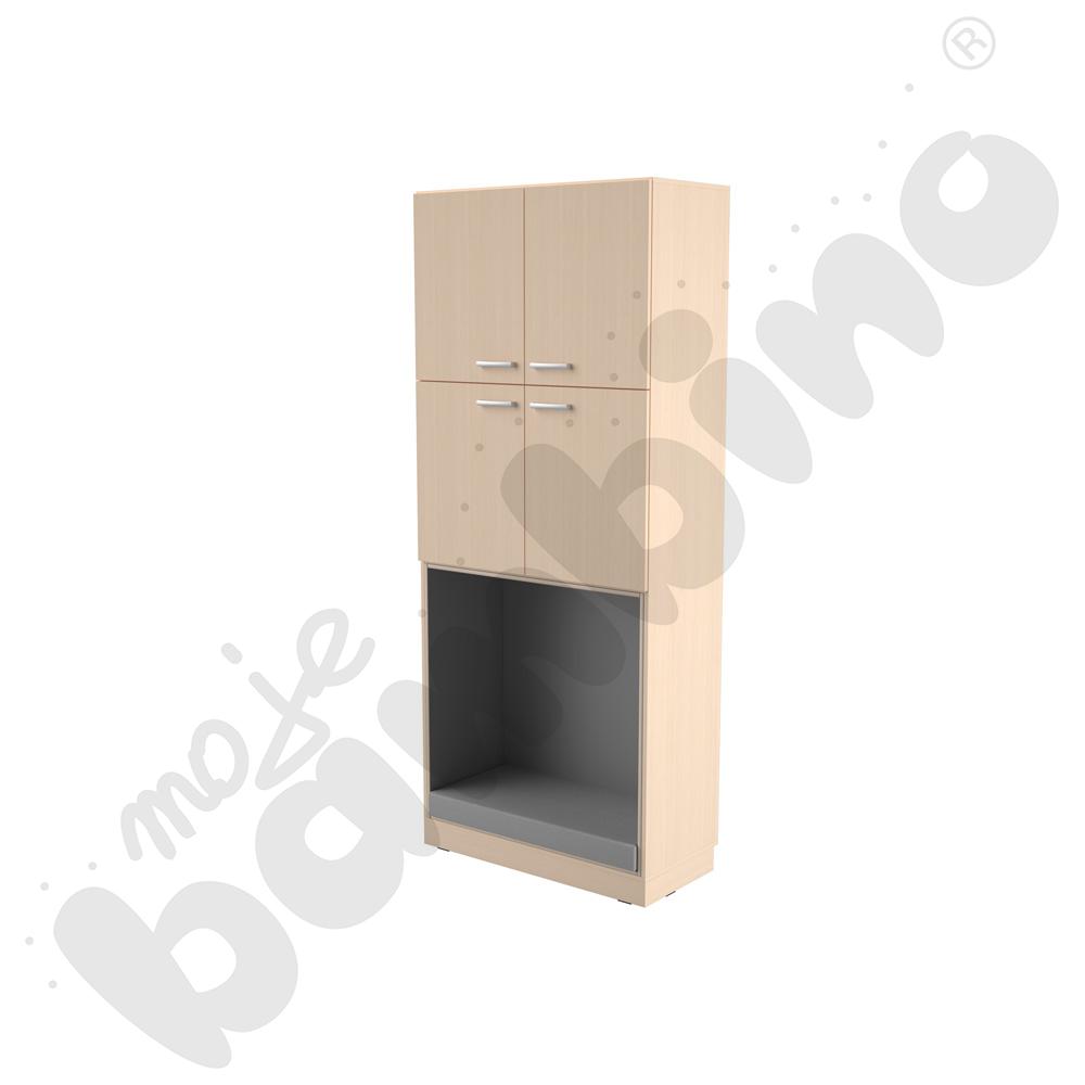 Szafa Grande XXL z siedziskiem 22 cm - klon jasny