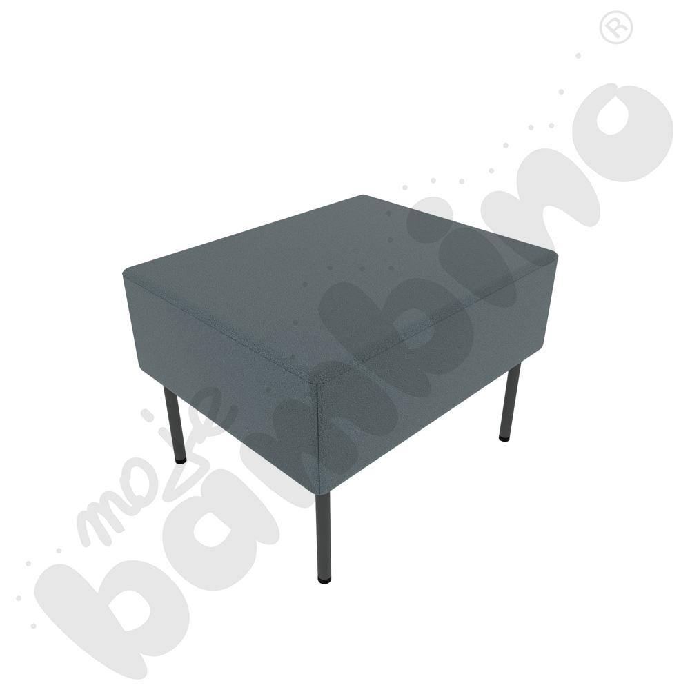 Pufa Versa 60x50 cm z filcowymi stopkami, stelaż antracytowy, tkanina BD13 Pufa Versa 60x50 cm z filcowymi stopkami, stelaż antracytowy, tkanina BD13