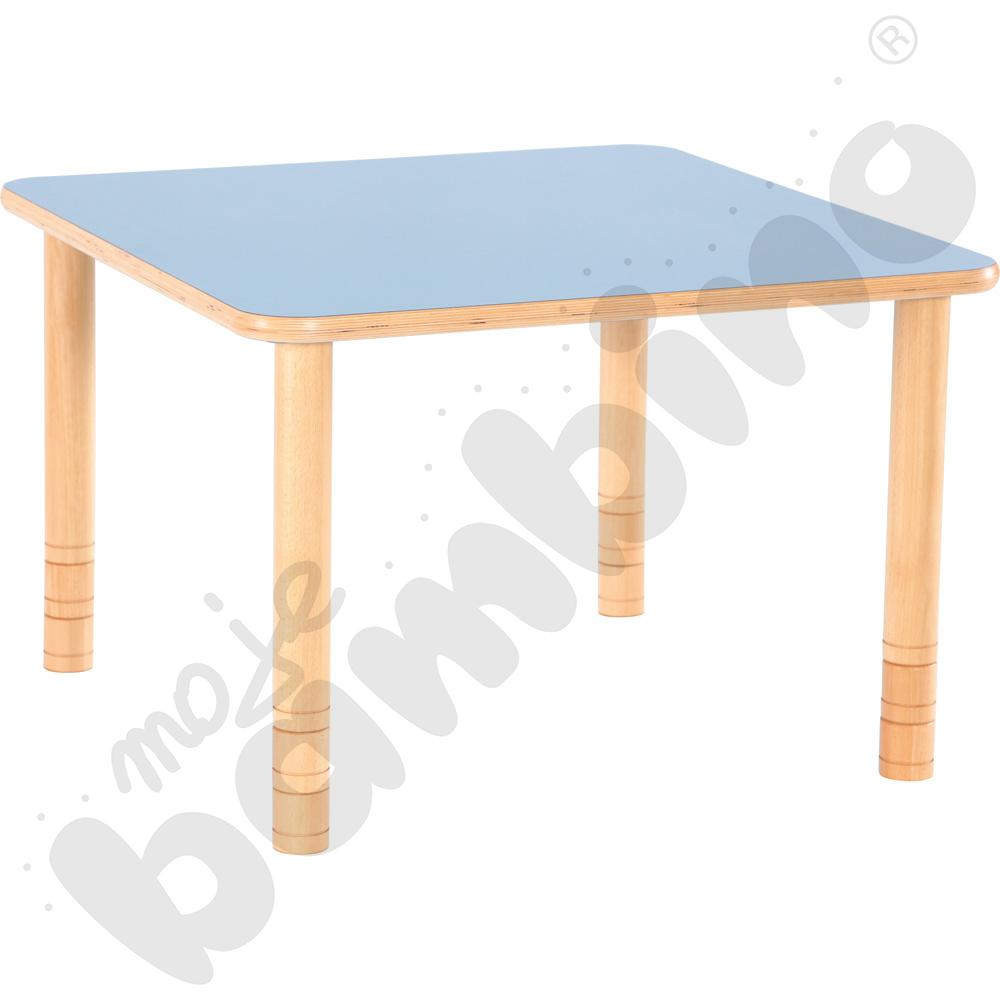Stół Flexi kwadratowy - niebieski