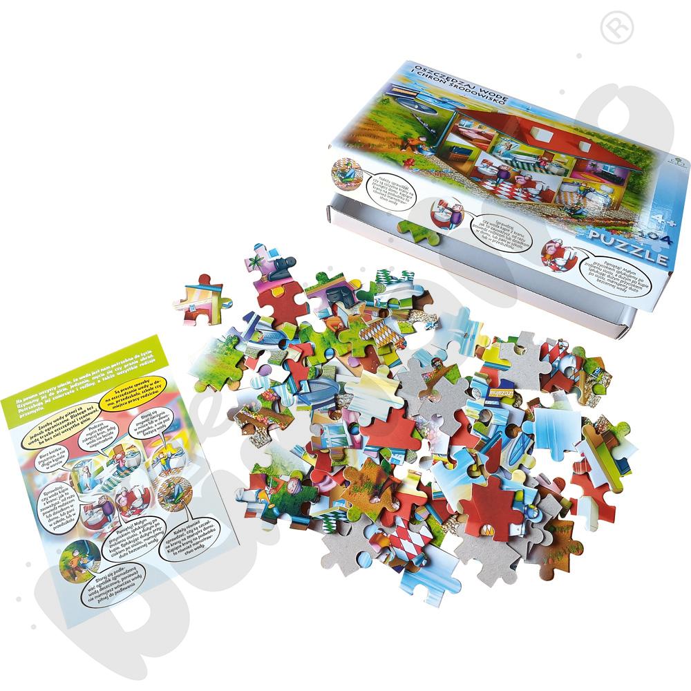 Oszczędzaj wodę i chroń środowisko - puzzle, 104 elem.