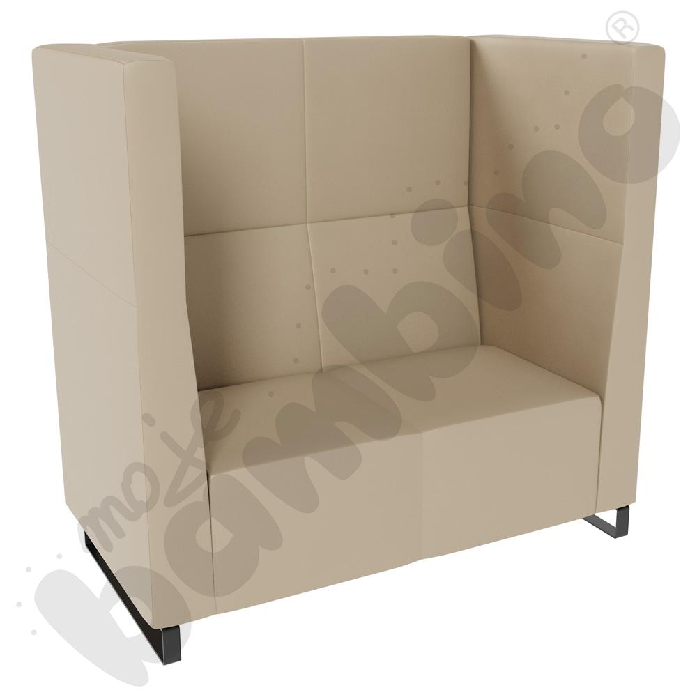 Sofa Universum 2-os. wys. 133 cm, 2 boki średnie, tkanina MT05