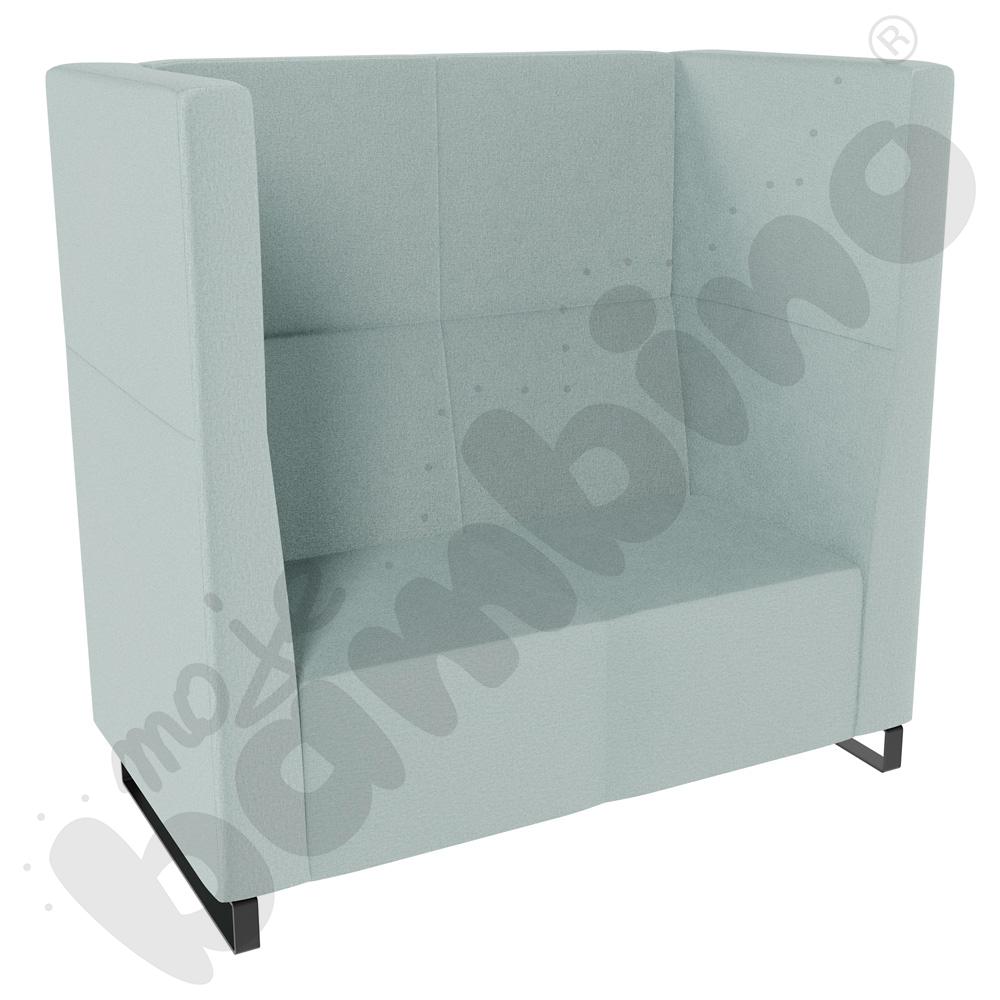 Sofa Universum 2-os. wys. 133 cm, 2 boki średnie, tkanina KG02
