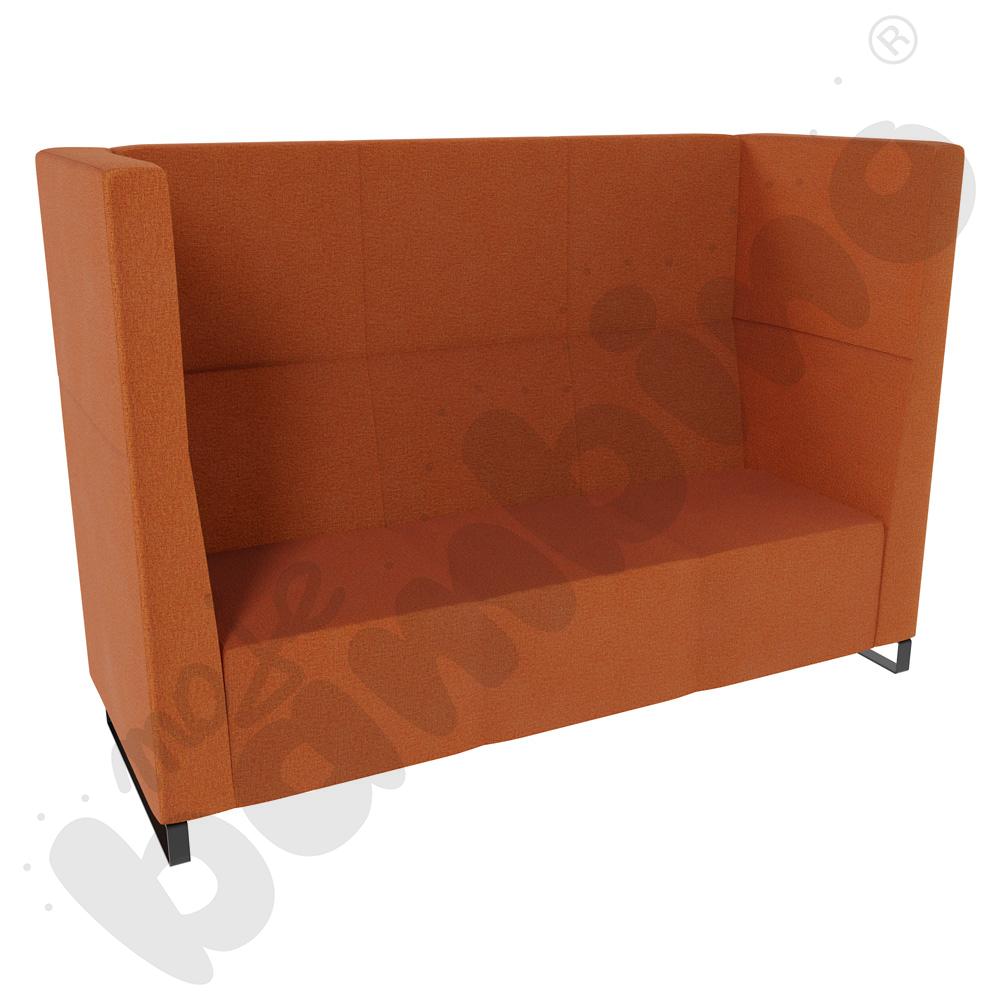 Sofa Universum 3-os. wys. 133 cm, 2 boki średnie, tkanina KG15
