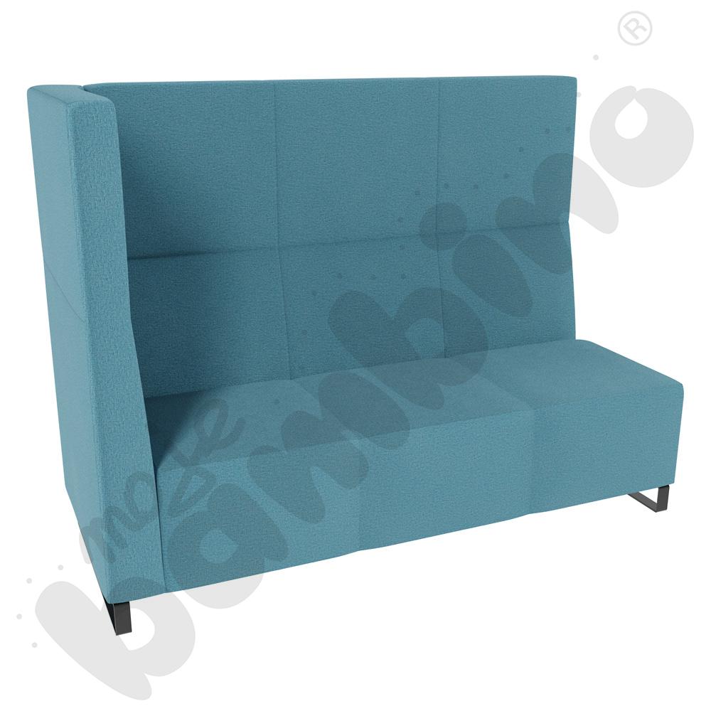 Sofa Universum 3-os. wys. 133 cm, bok średni lewy, tkanina KG07