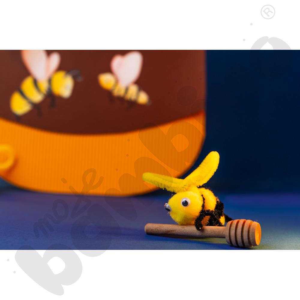 Druciki kreatywne 0,4 x 30, 100 szt. - żółte