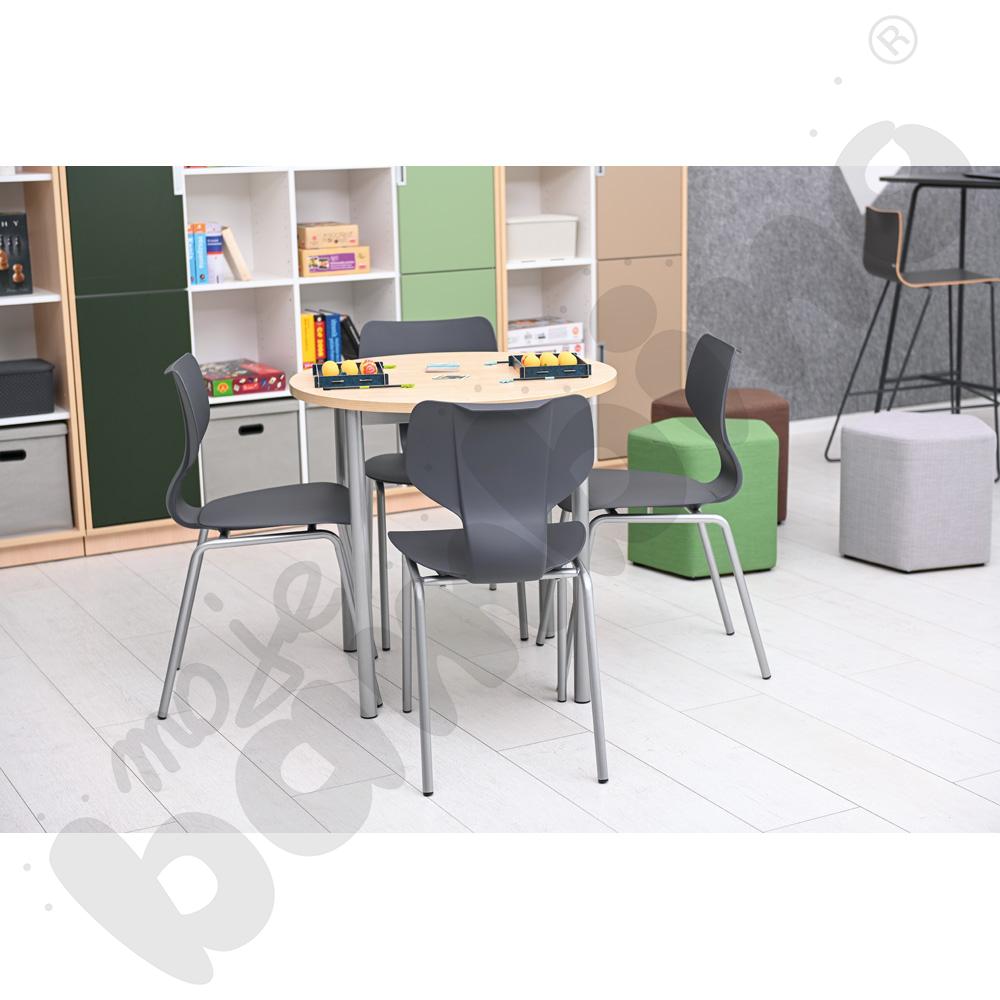 Stół kawowy Expo śr. 80 cm - klon 375