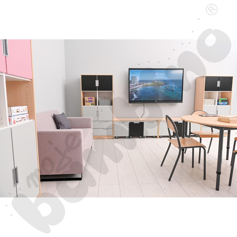 Quadro - szafka XL na 2 szerokie szuflady, klon jasny Quadro - szafka XL na 2 szerokie szuflady, klon jasny