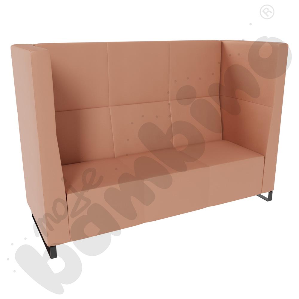 Sofa Universum 3-os. wys. 133 cm, 2 boki średnie, tkanina MT06