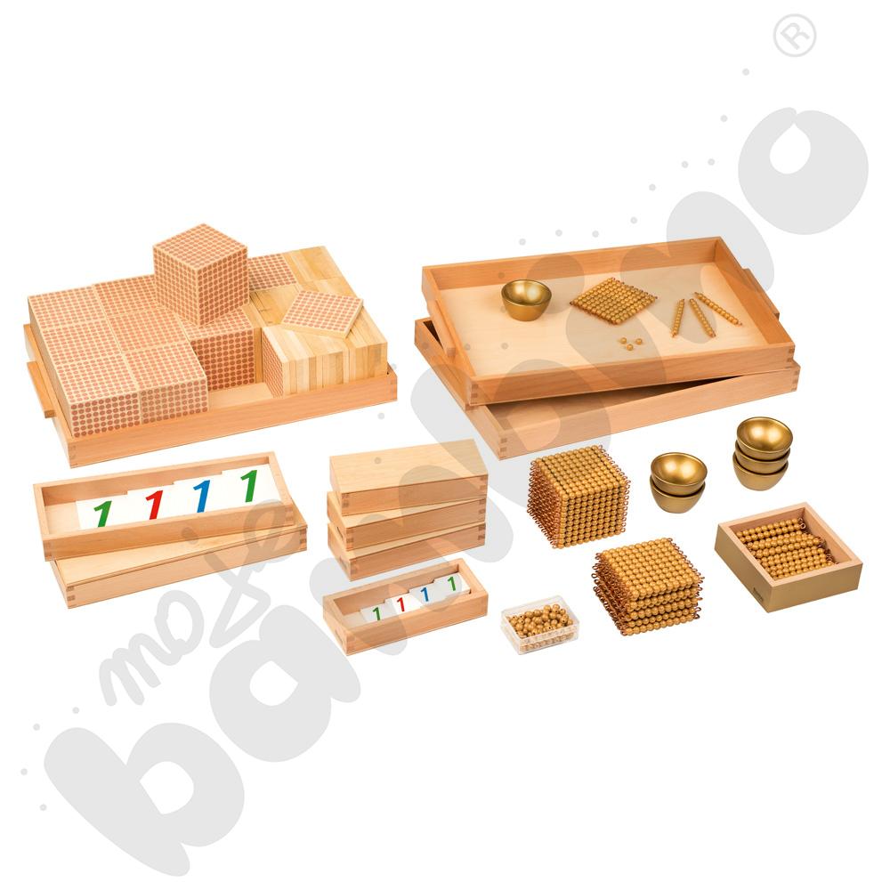 Złoty materiał Montessori - komplet
