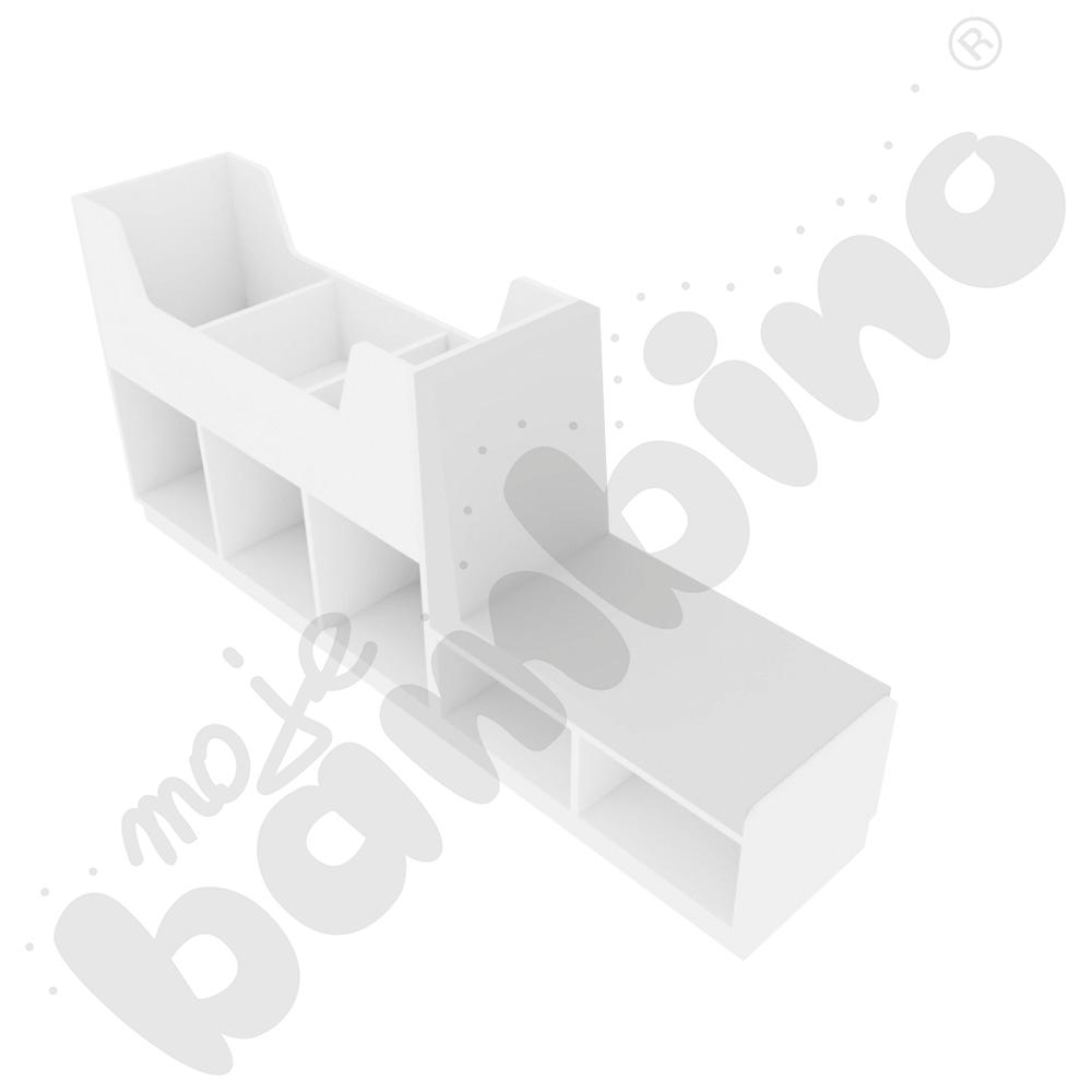 Quadro - zestaw 10, biała skrzynia