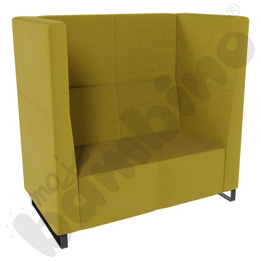 Sofa Universum 2-os. wys. 133 cm, 2 boki średnie, tkanina KG13