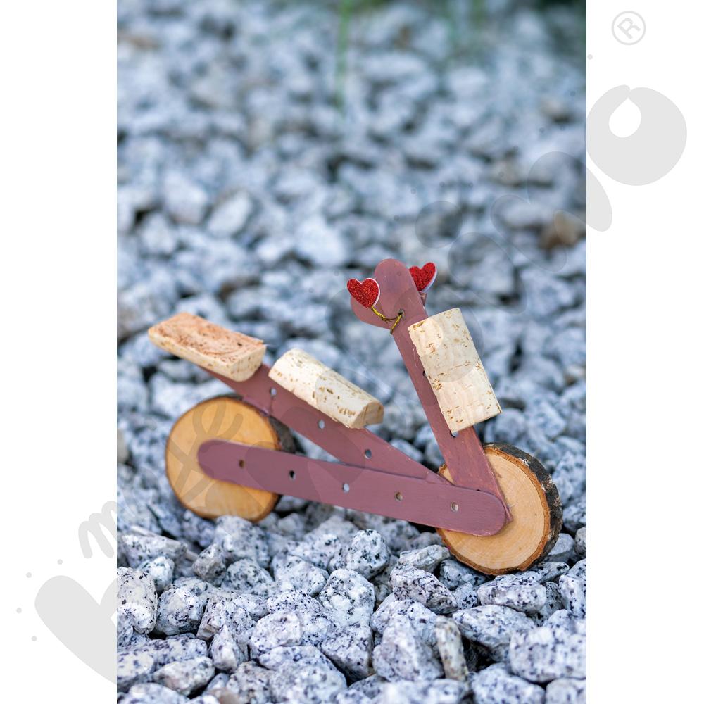 Serca z brokatem – naklejki