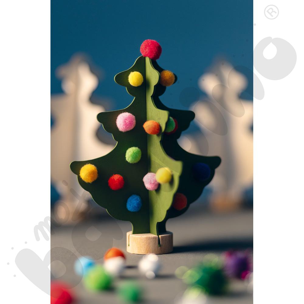 Choinki drewniane do ozdabiania, 12 szt. Choinki drewniane do ozdabiania, 12 szt.