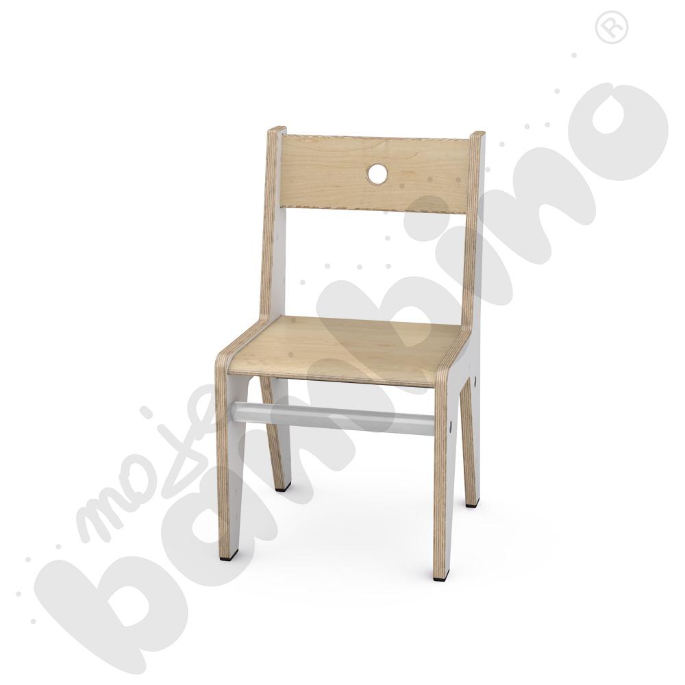 Białe krzesło FLO 26 cm