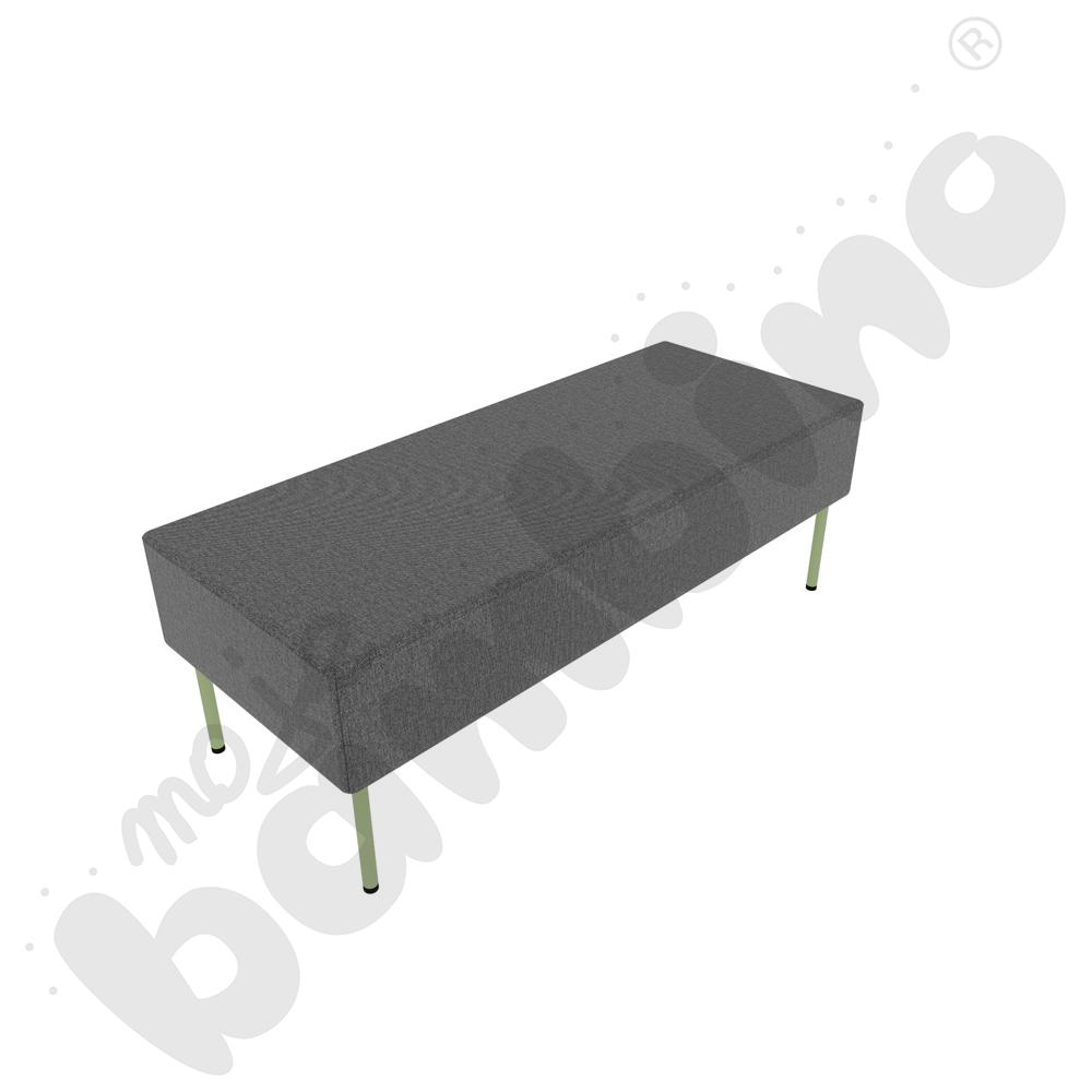 Pufa Versa 120x50 cm z filcowymi stopkami, stelaż oliwkowy, tkanina RO39