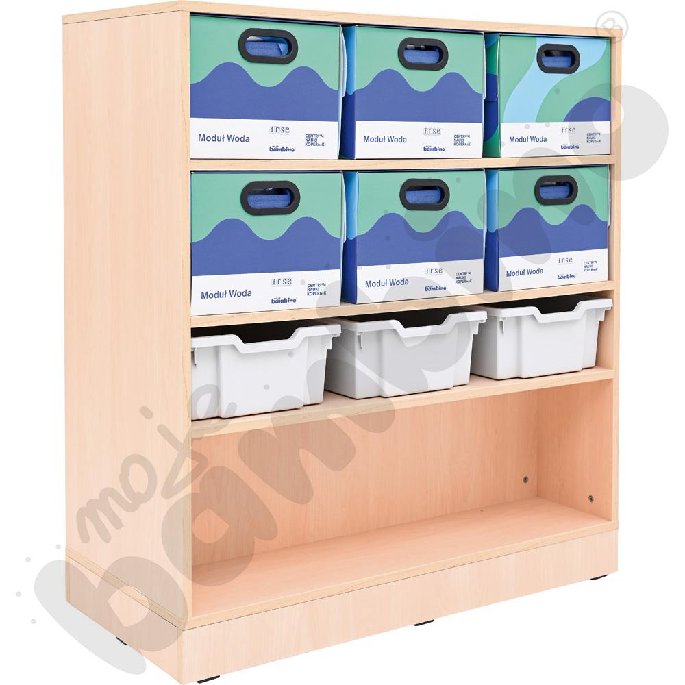 Regał Grande dwustronny - klon jasny Regał Grande dwustronny - klon jasny