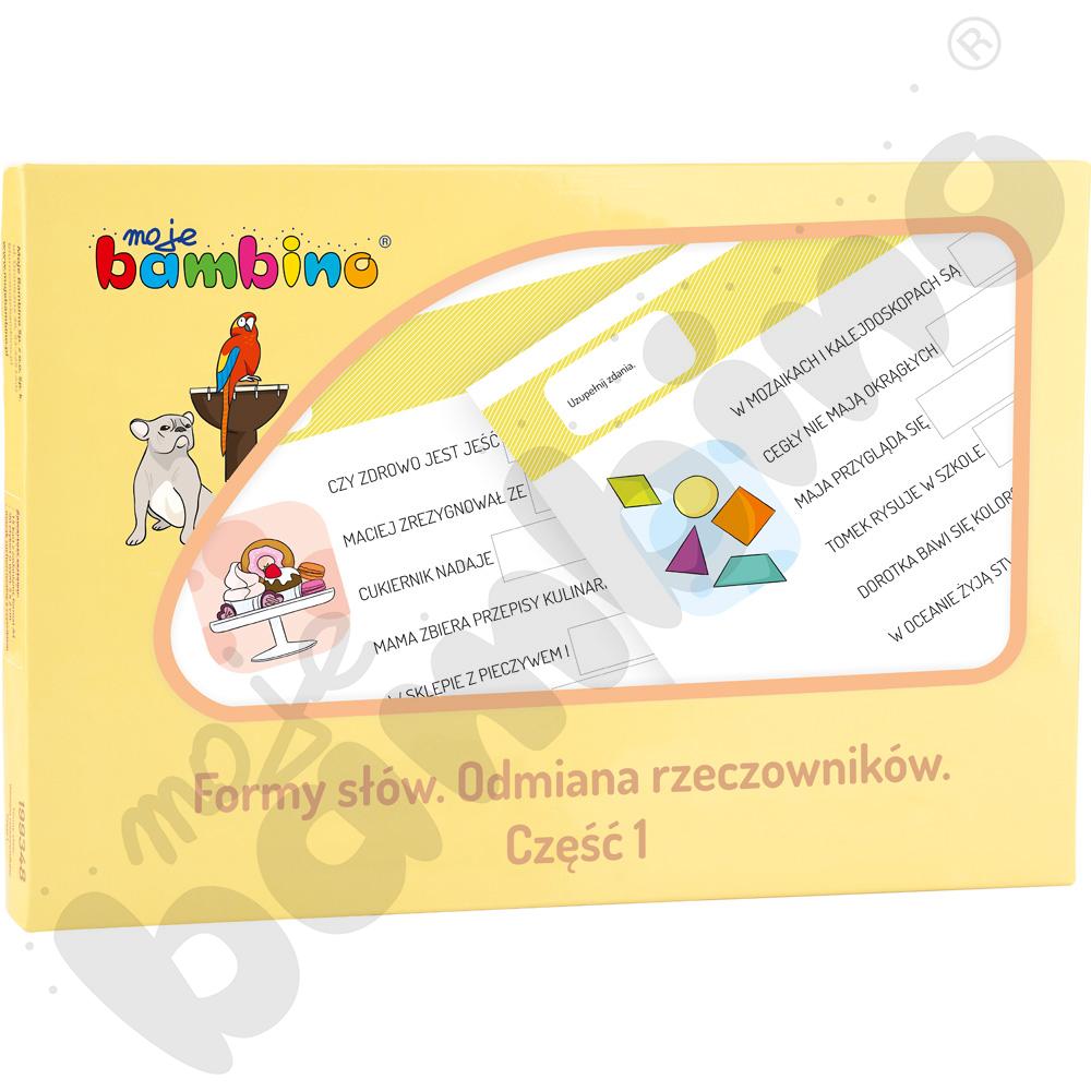 Formy słów. Odmiana rzeczowników. Część 1 Formy słów. Odmiana rzeczowników. Część 1