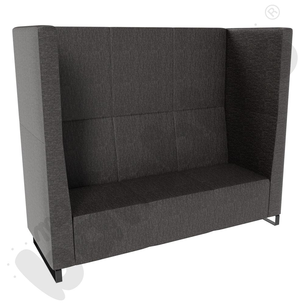 Sofa Universum 3-os. wys. 163 cm, 2 boki wysokie, tkanina RO34