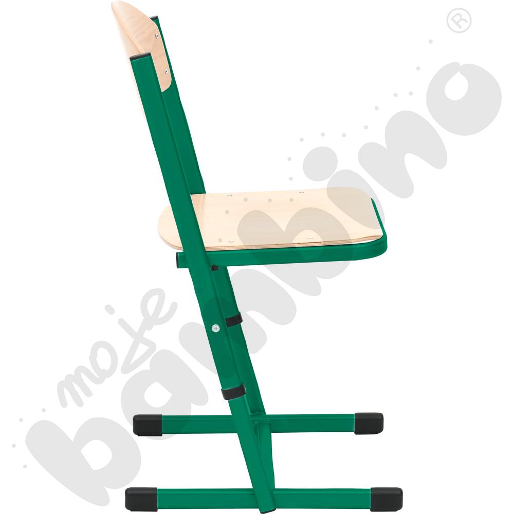 Krzesło T wzmocnione regulowane rozm. 6-7 zielone