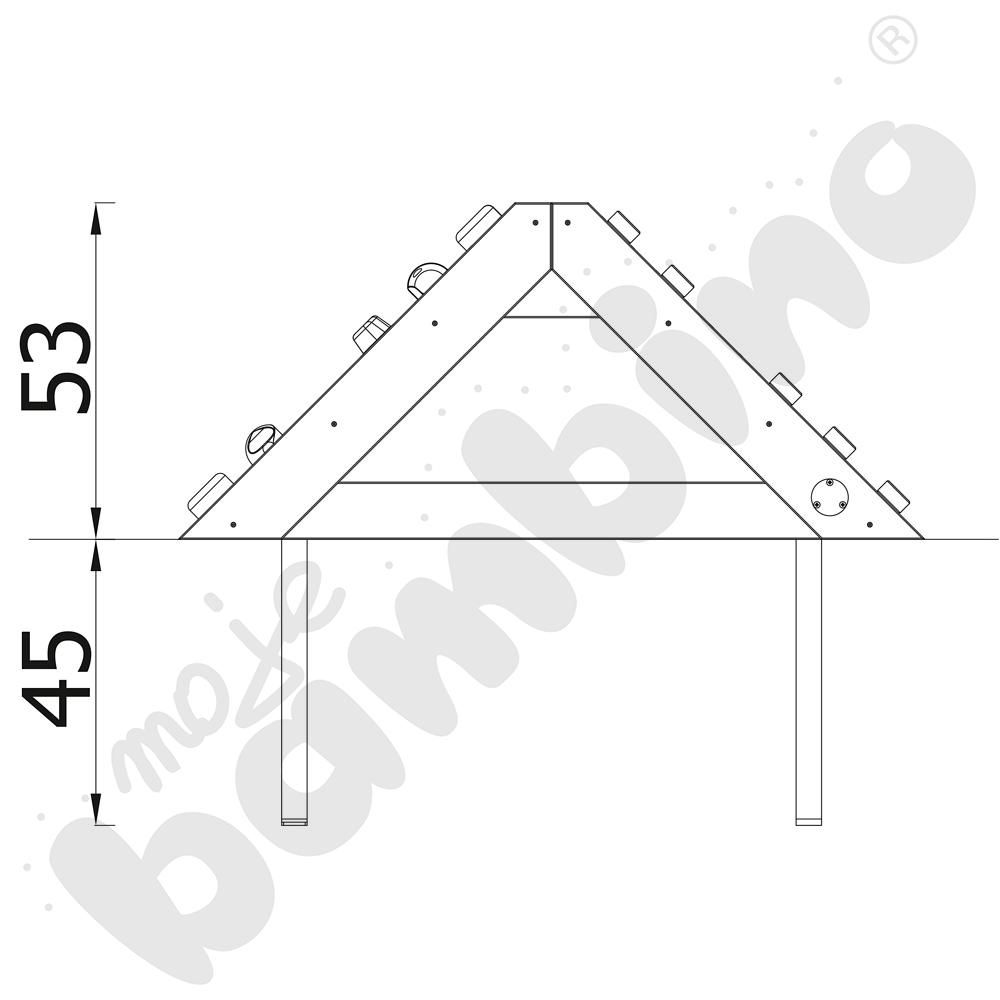 Ścianka skośna Terra z kotwami