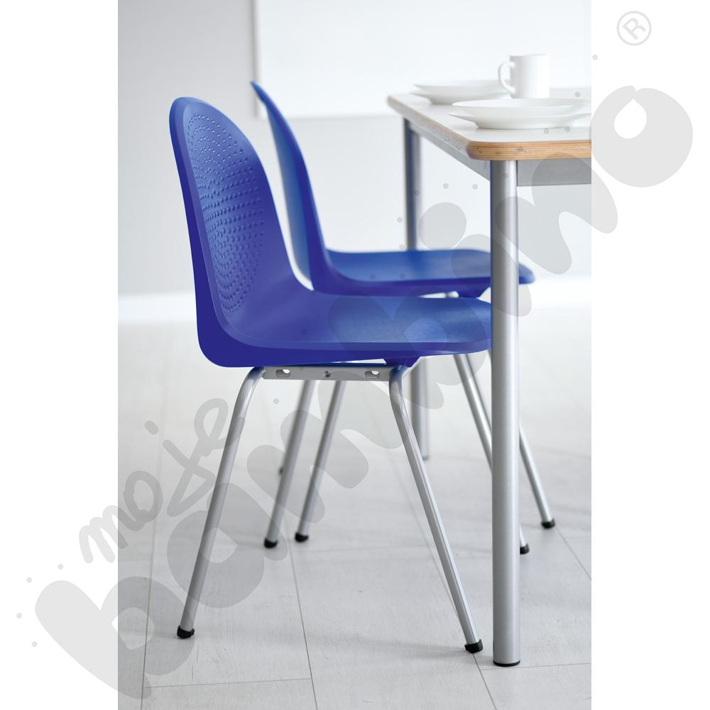 Krzesło AMIGO alu niebieskie
