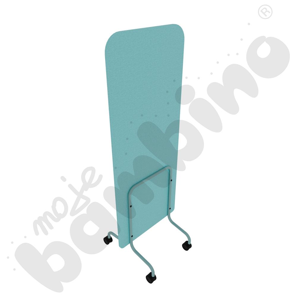 Parawan Versa 60x170 cm z kółkami na miękką powierzchnię, stelaż turkusowy, tkanina RO20 Parawan Versa 60x170 cm z kółkami na miękką powierzchnię, stelaż turkusowy, tkanina RO20