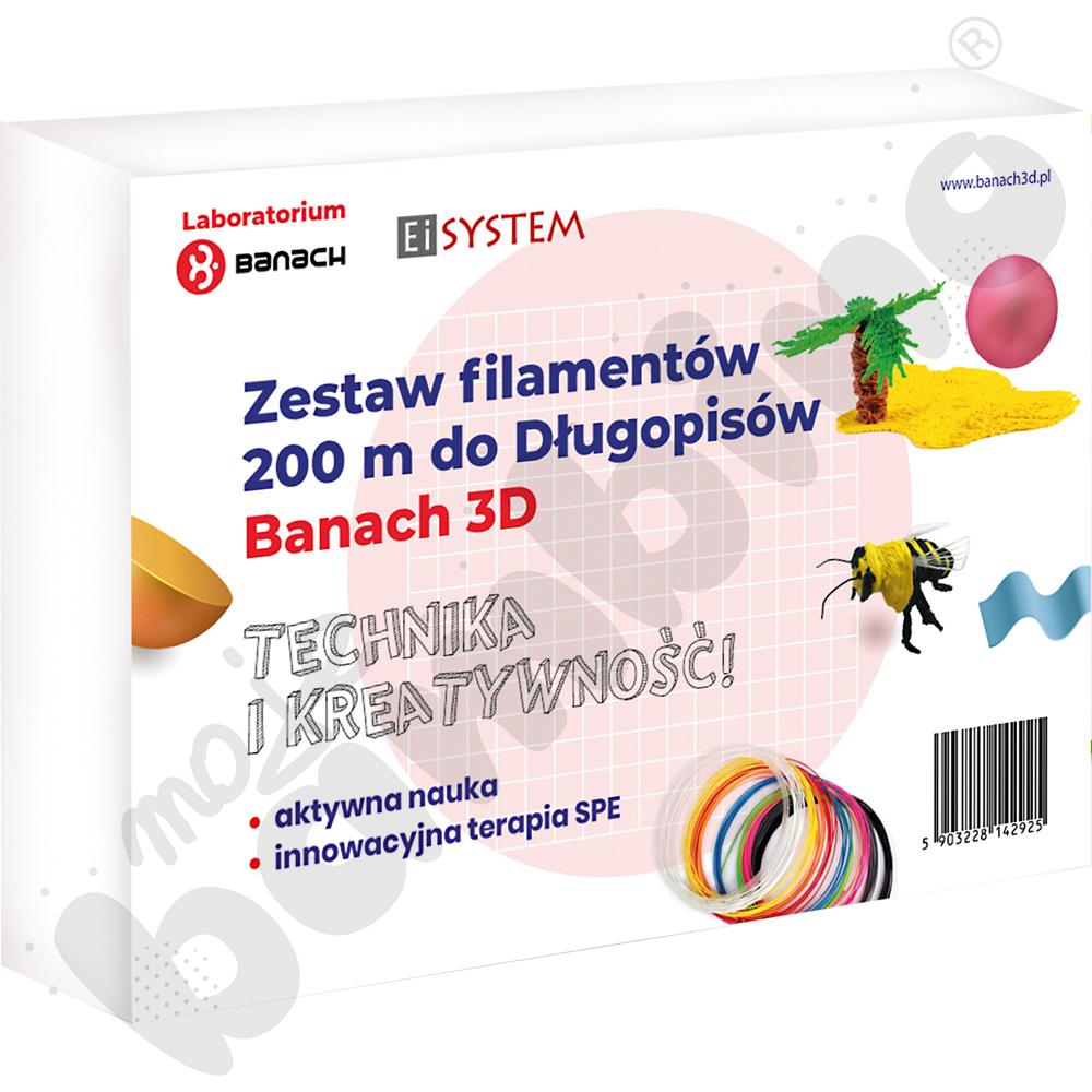 Zestaw filamentów PLA Banach 3D do długopisów 3D