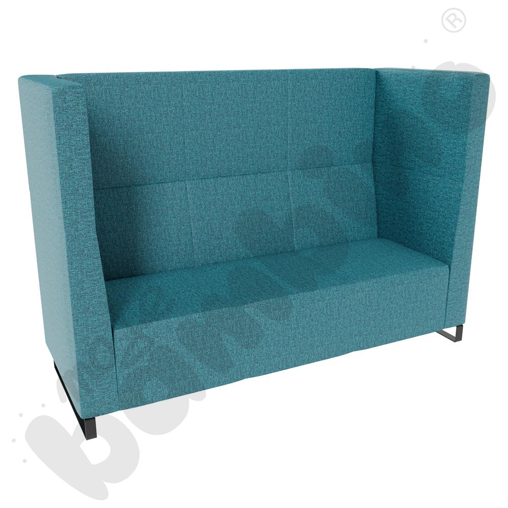 Sofa Universum 3-os. wys. 133 cm, 2 boki średnie, tkanina RO22