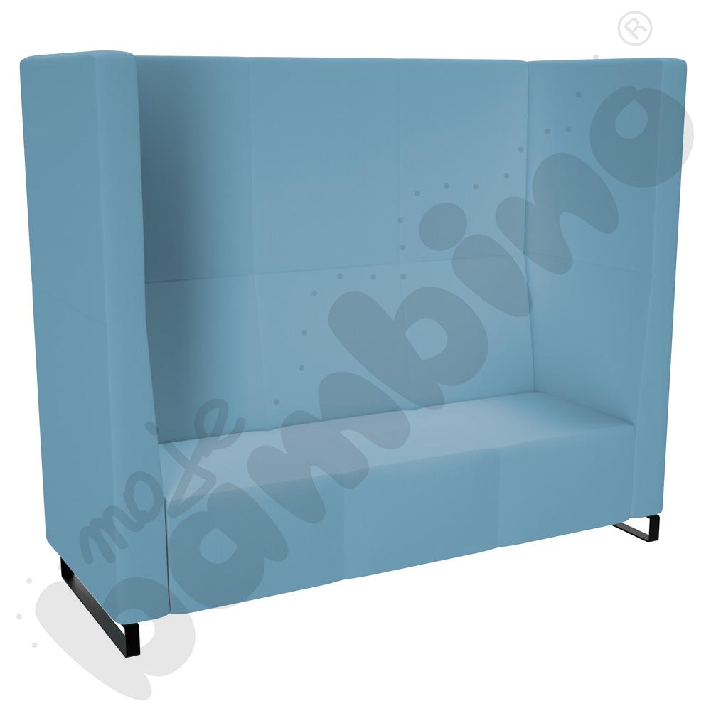 Sofa Universum 3-os. wys. 163 cm, 2 boki wysokie, tkanina KG07