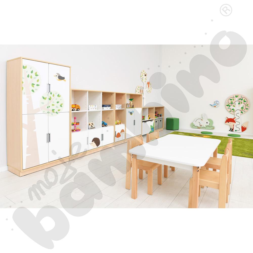 Quadro - zestaw Las 90 st., cichy domyk, klonowa skrzynia