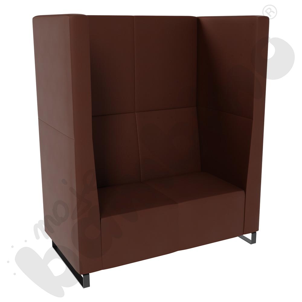 Sofa Universum 2-os. wys. 163 cm, 2 boki wysokie, tkanina MT03
