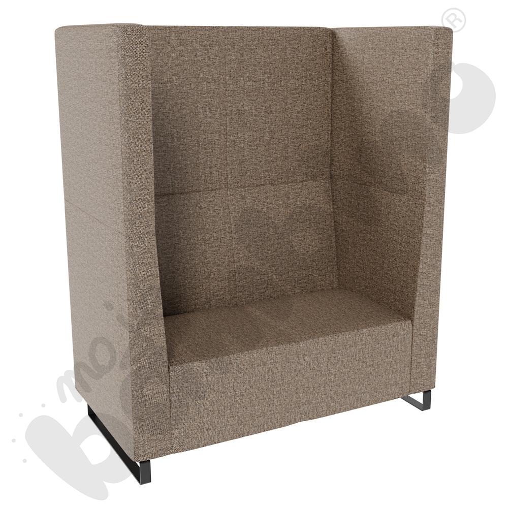 Sofa Universum 2-os. wys. 163 cm, 2 boki wysokie, tkanina RO36