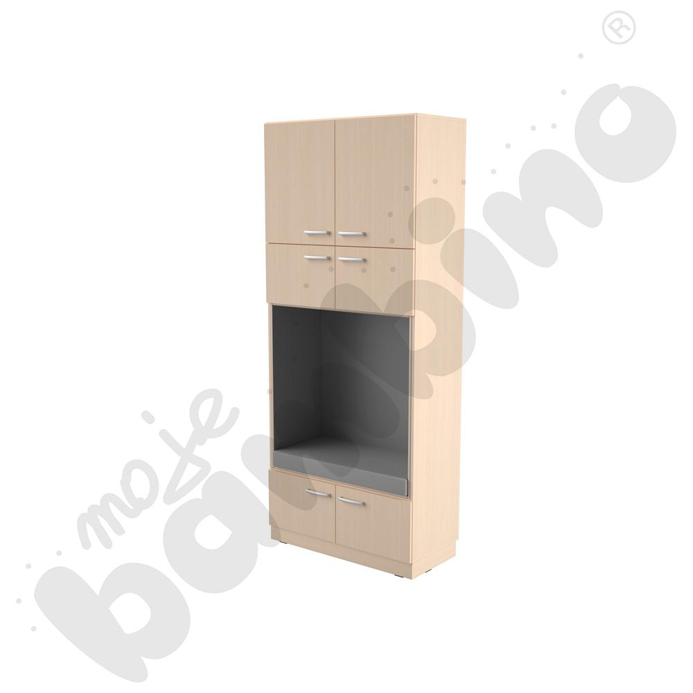 Szafa Grande XXL z siedziskiem 57 cm - klon jasny