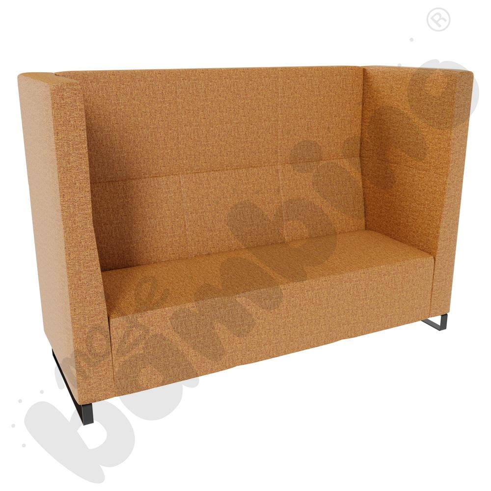 Sofa Universum 3-os. wys. 133 cm, 2 boki średnie, tkanina RO07